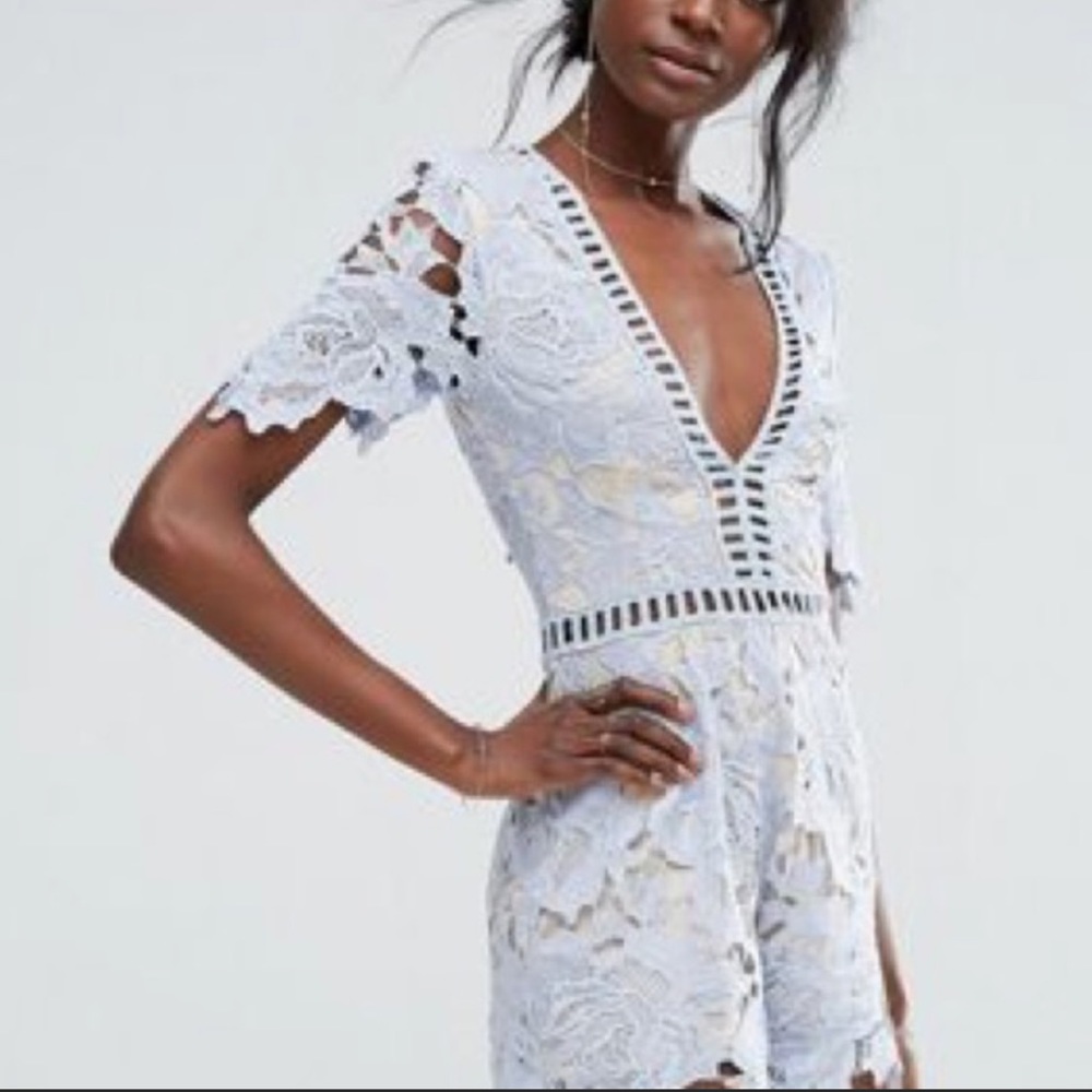 Misguided Lace Romper